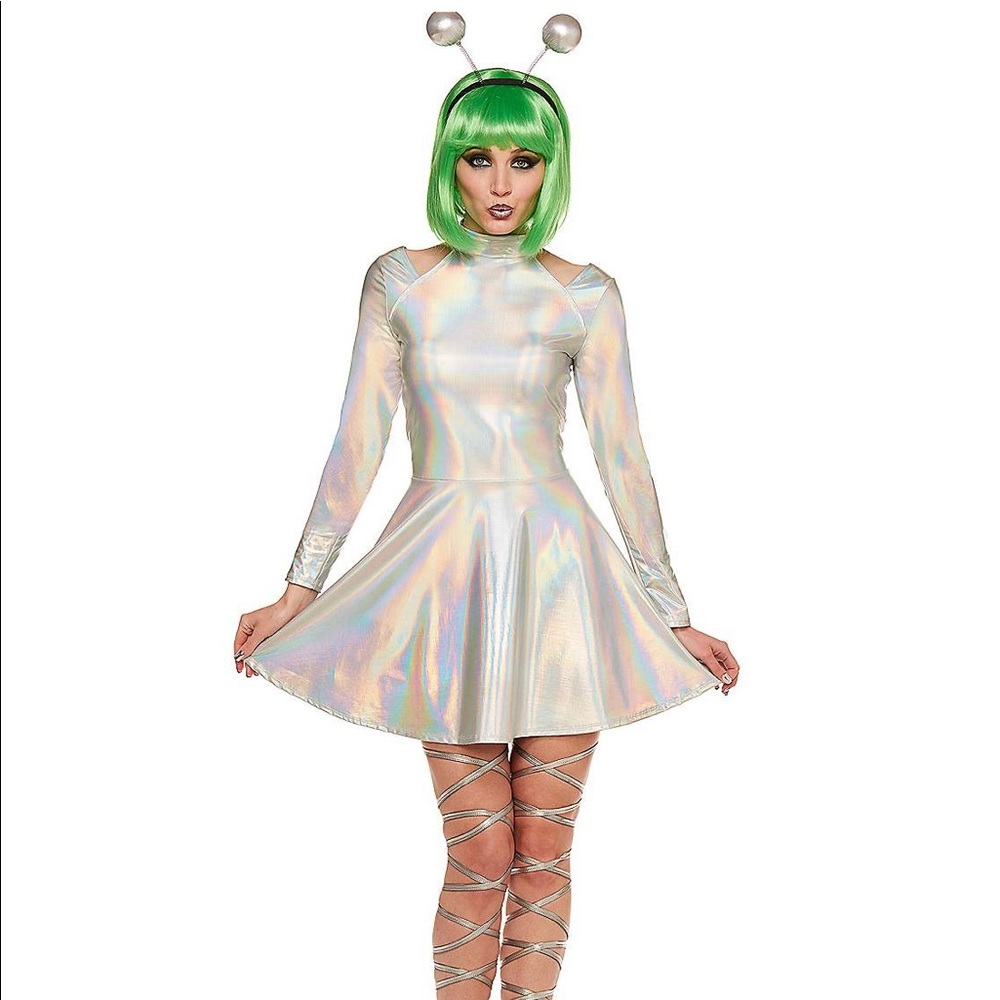 Holographic Alien Costume